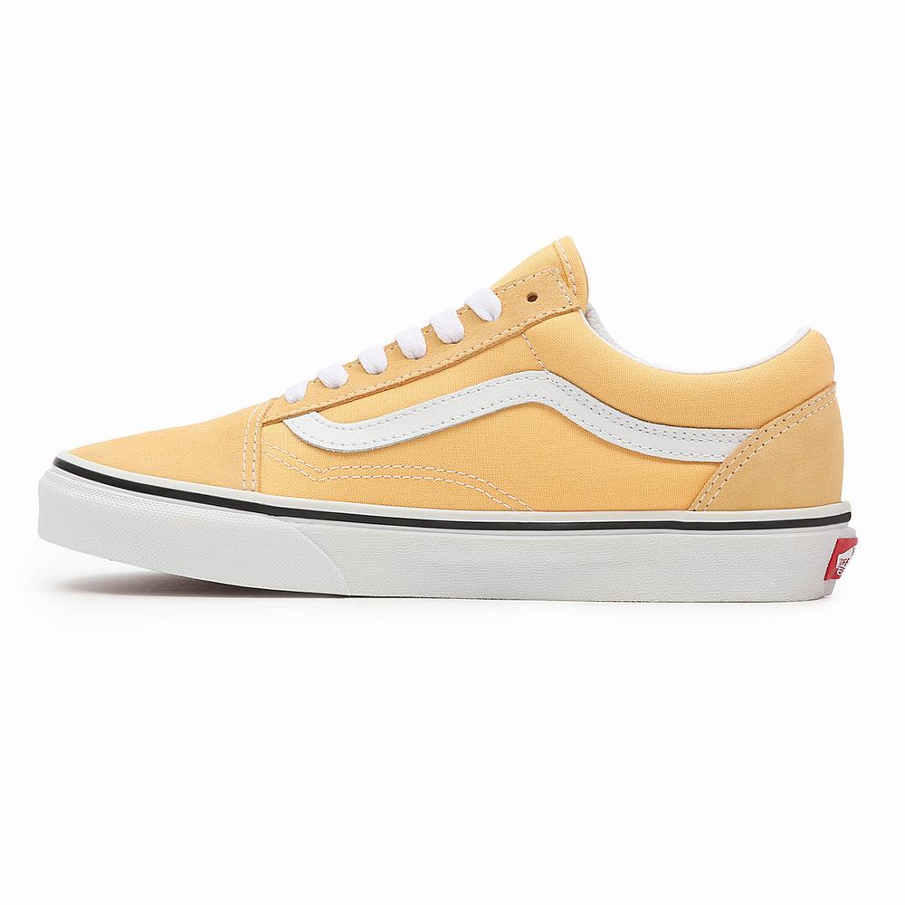 Tenis Vans Old Skool Mujer Amarillo | UBE402196