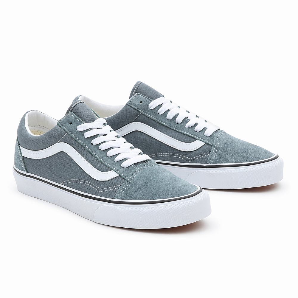 Tenis Vans Old Skool Mujer Azules | HRE358702