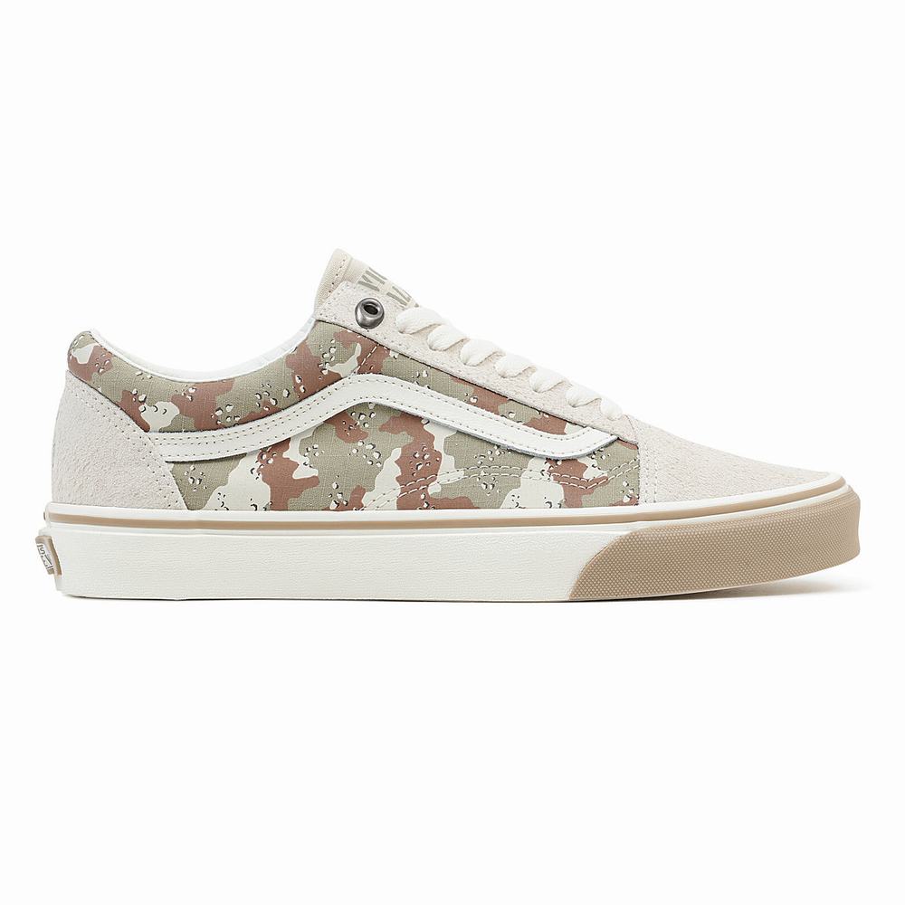 Tenis Vans Old Skool Mujer Beige | ZEJ952346