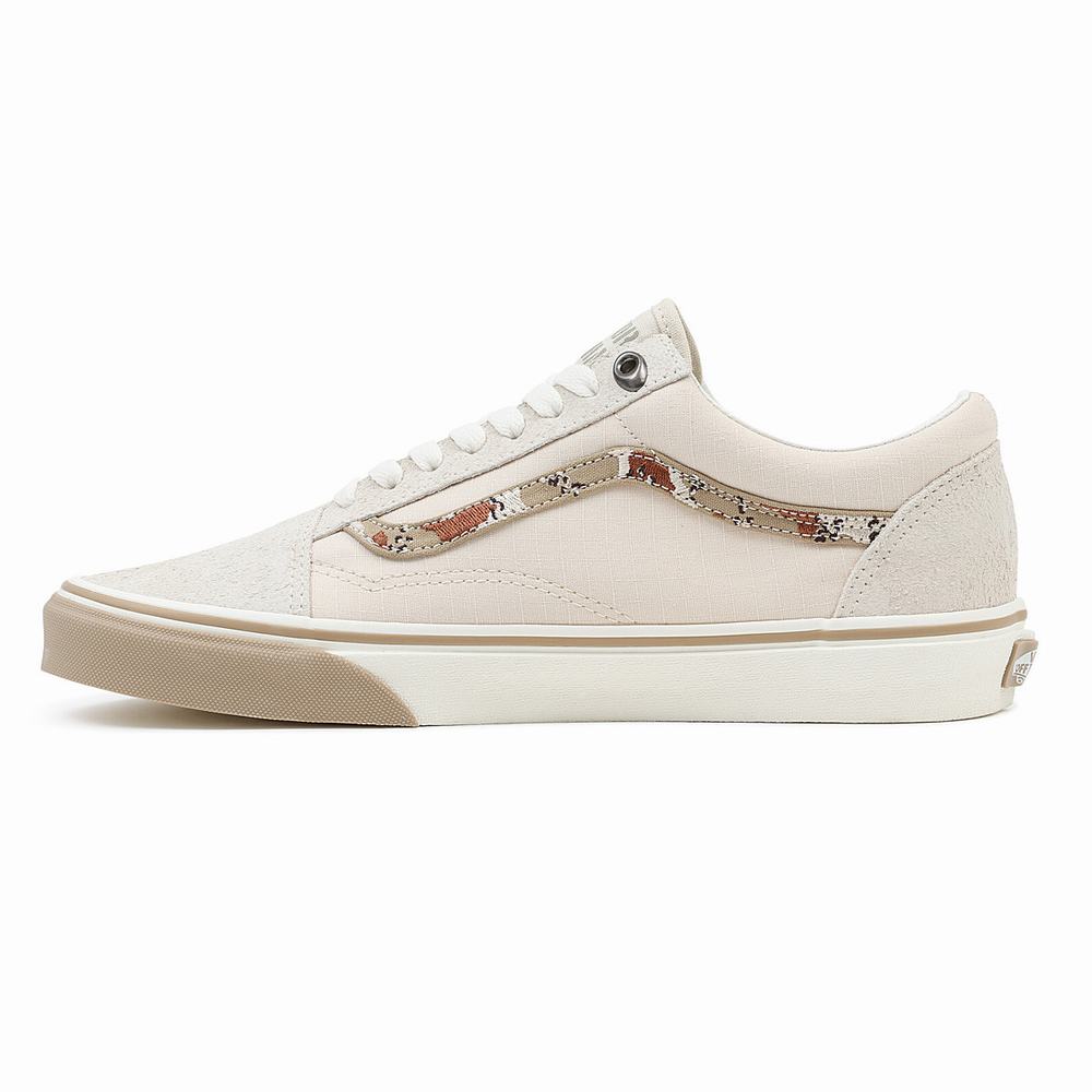 Tenis Vans Old Skool Mujer Beige | ZEJ952346