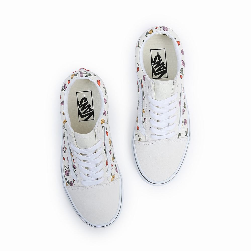 Tenis Vans Old Skool Mujer Blancas | JLH170263