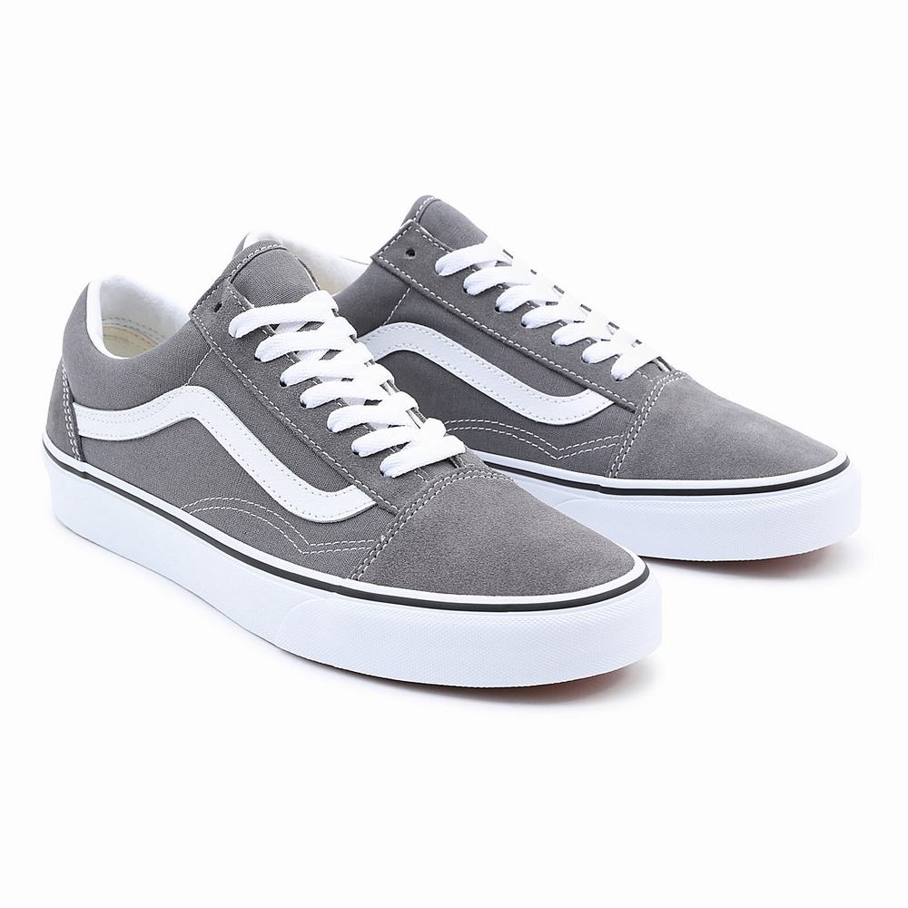 Tenis Vans Old Skool Mujer Gris | NKS572968