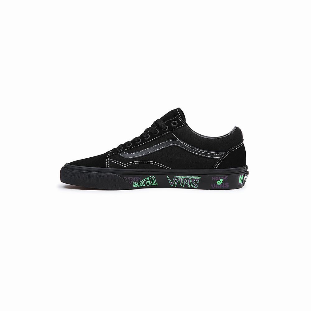 Tenis Vans Old Skool Mujer Negras | AHM651732