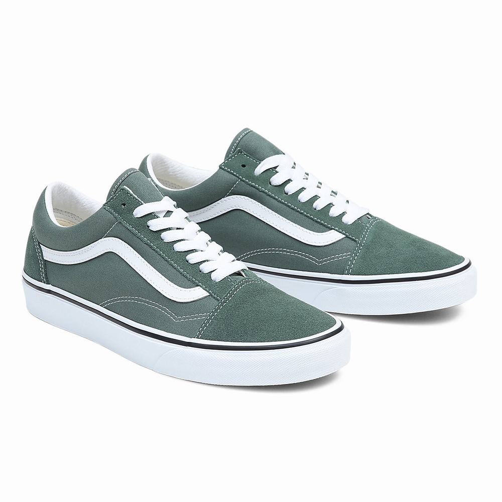 Tenis Vans Old Skool Mujer Verde | BUP856147