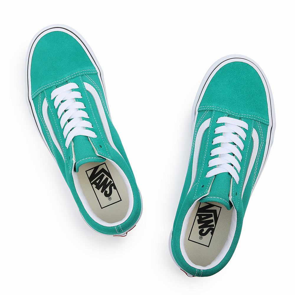 Tenis Vans Old Skool Mujer Verde | NRV987062