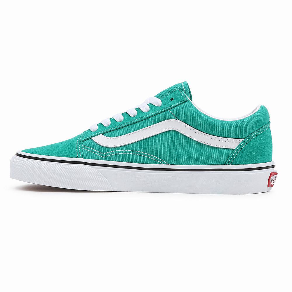 Tenis Vans Old Skool Mujer Verde | NRV987062