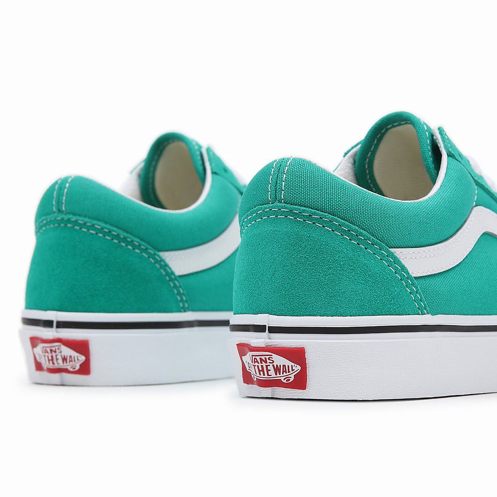 Tenis Vans Old Skool Mujer Verde | NRV987062