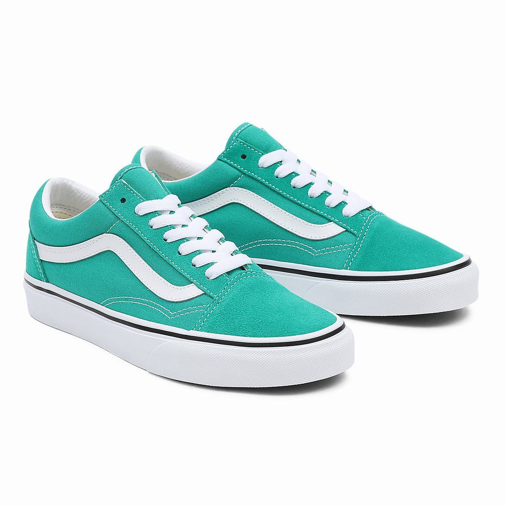 Tenis Vans Old Skool Mujer Verde | NRV987062