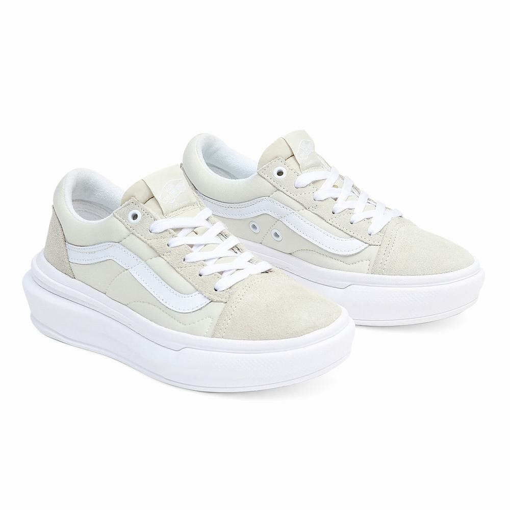 Tenis Vans Old Skool Overt CC Hombre Beige | KCL295710