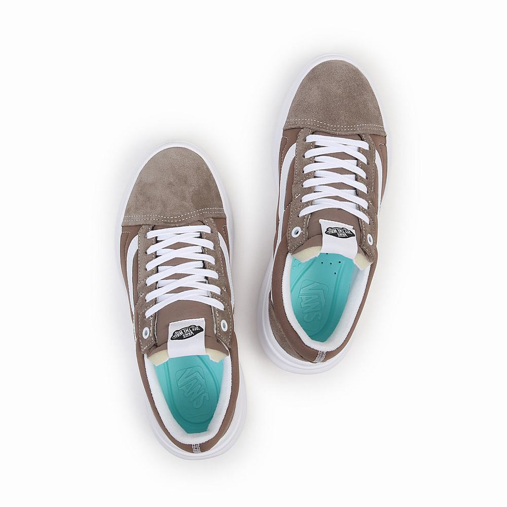 Tenis Vans Old Skool Overt CC Hombre Marrones | CPI450938