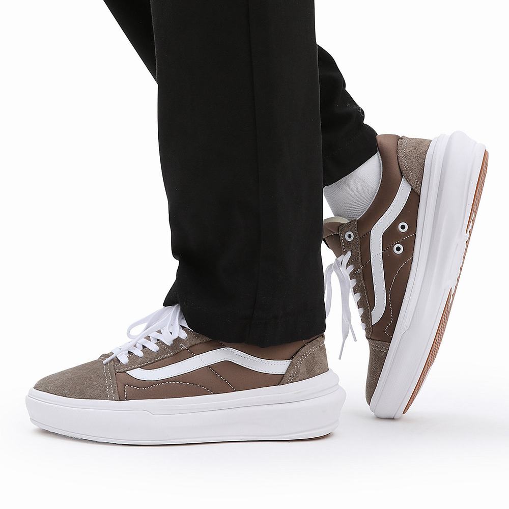 Tenis Vans Old Skool Overt CC Hombre Marrones | CPI450938