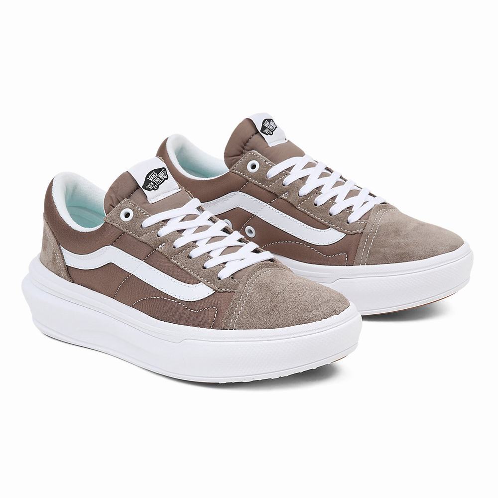 Tenis Vans Old Skool Overt CC Hombre Marrones | CPI450938