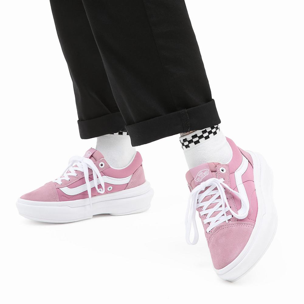 Tenis Vans Old Skool Overt CC Hombre Rosas | FDZ857024