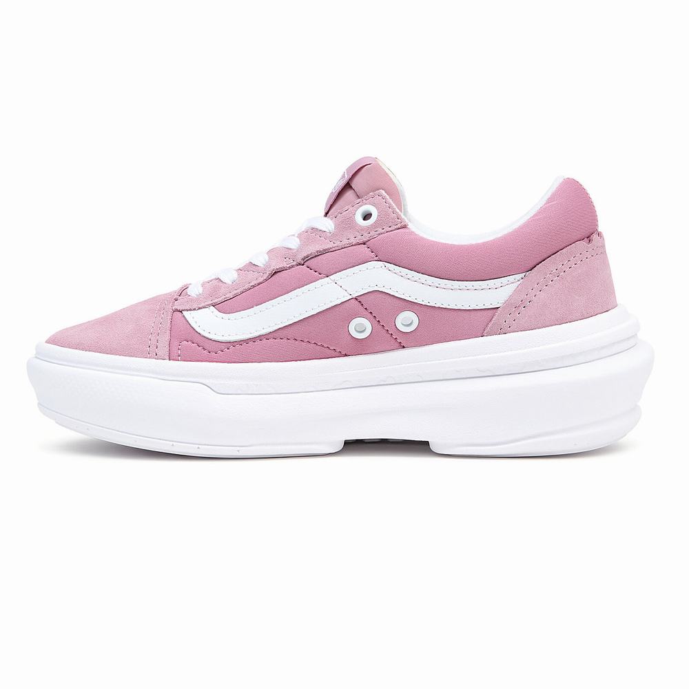 Tenis Vans Old Skool Overt CC Hombre Rosas | FDZ857024