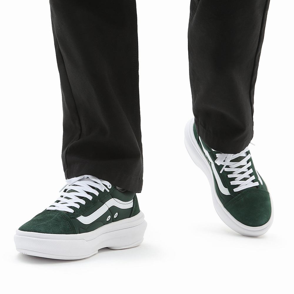 Tenis Vans Old Skool Overt CC Hombre Verde | XWL826714