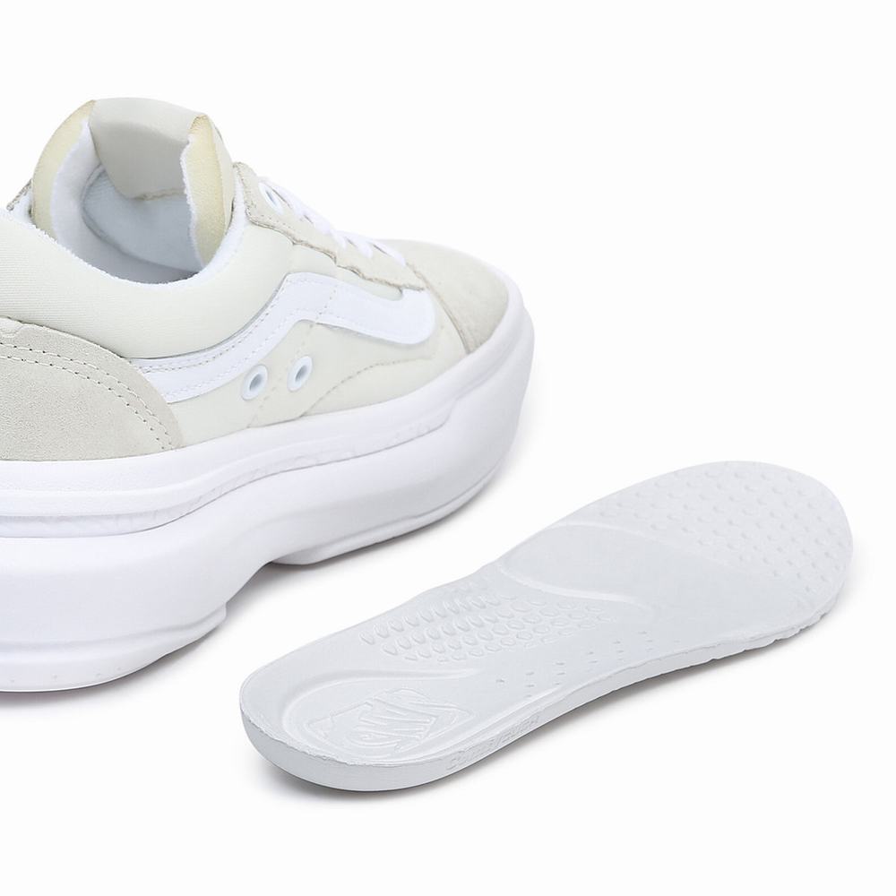 Tenis Vans Old Skool Overt CC Mujer Beige | XZW756804