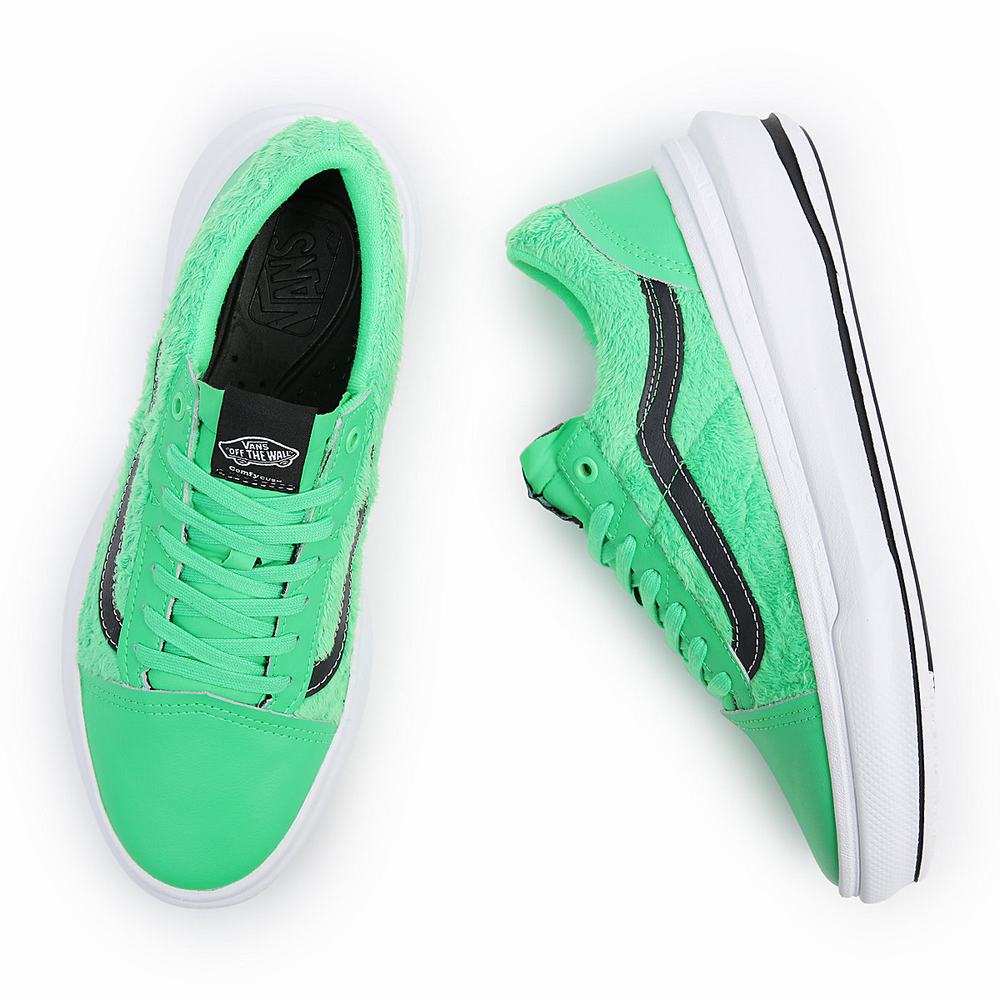 Tenis Vans Old Skool Overt CC Mujer Verde | PSV367240