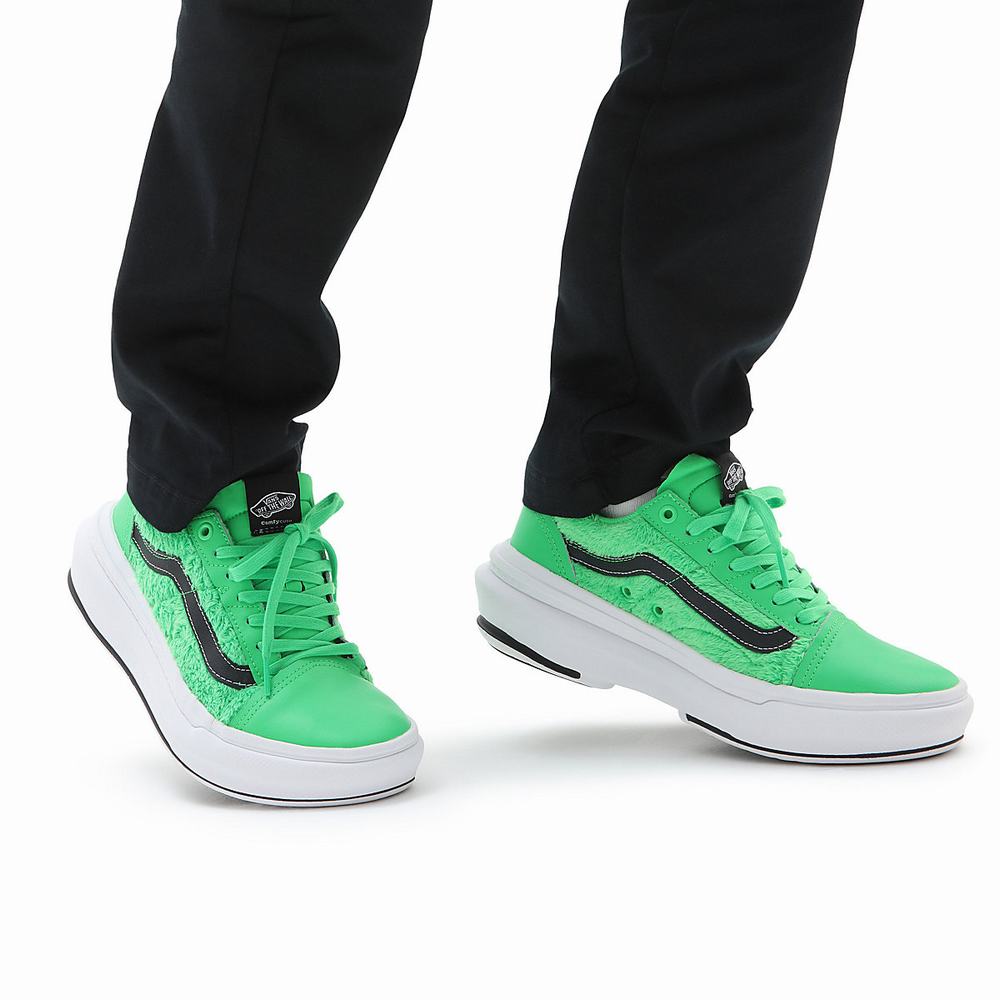 Tenis Vans Old Skool Overt CC Mujer Verde | PSV367240