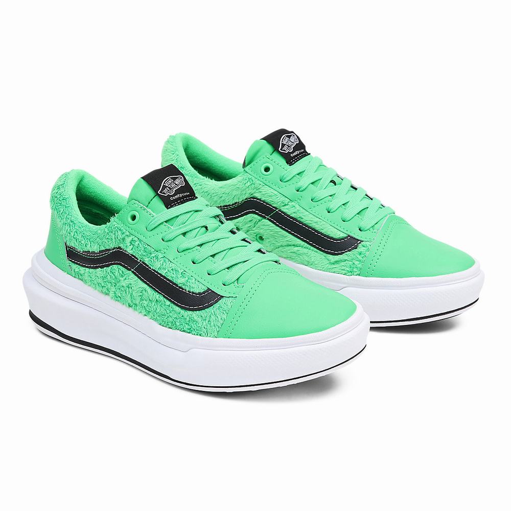 Tenis Vans Old Skool Overt CC Mujer Verde | PSV367240