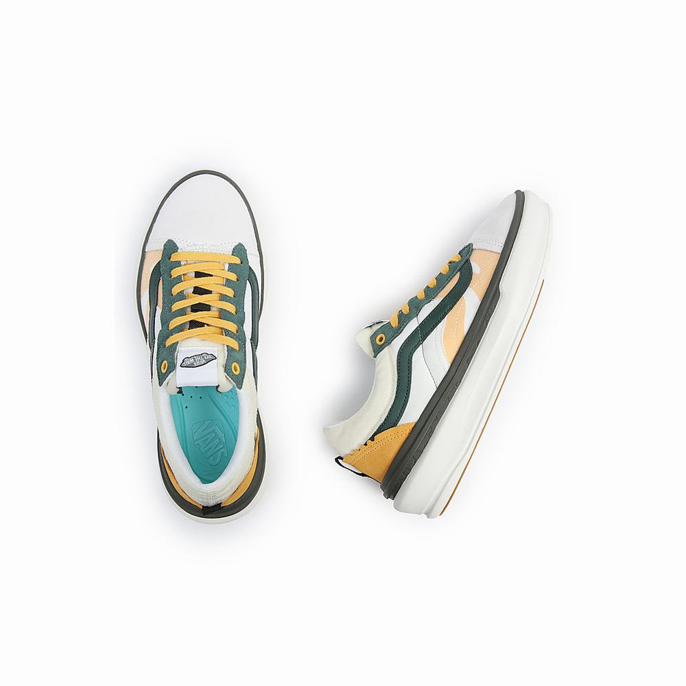 Tenis Vans Old Skool Overt Plus CC Hombre Verde/Blancas | IJE945807