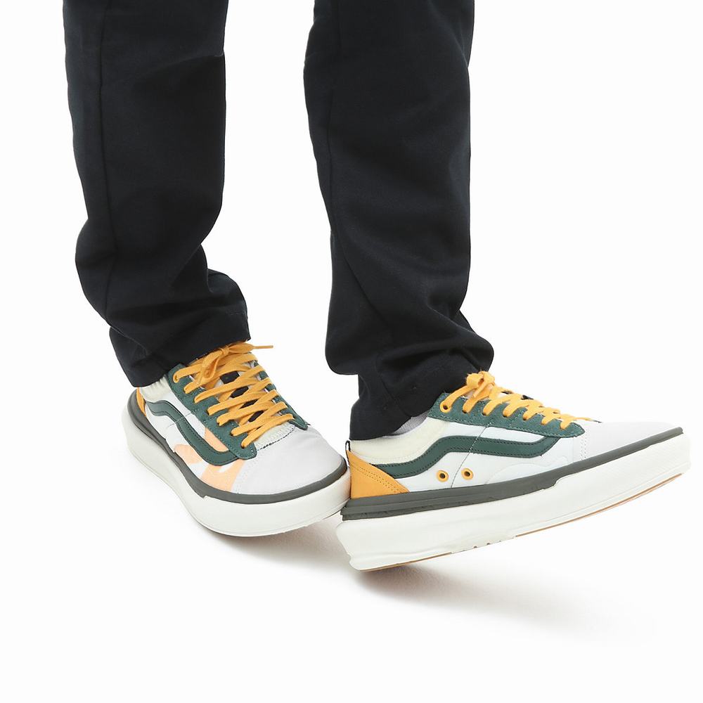 Tenis Vans Old Skool Overt Plus CC Hombre Verde/Blancas | IJE945807