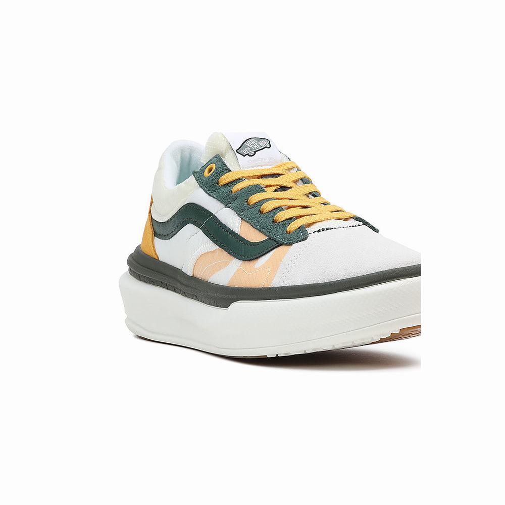 Tenis Vans Old Skool Overt Plus CC Hombre Verde/Blancas | IJE945807