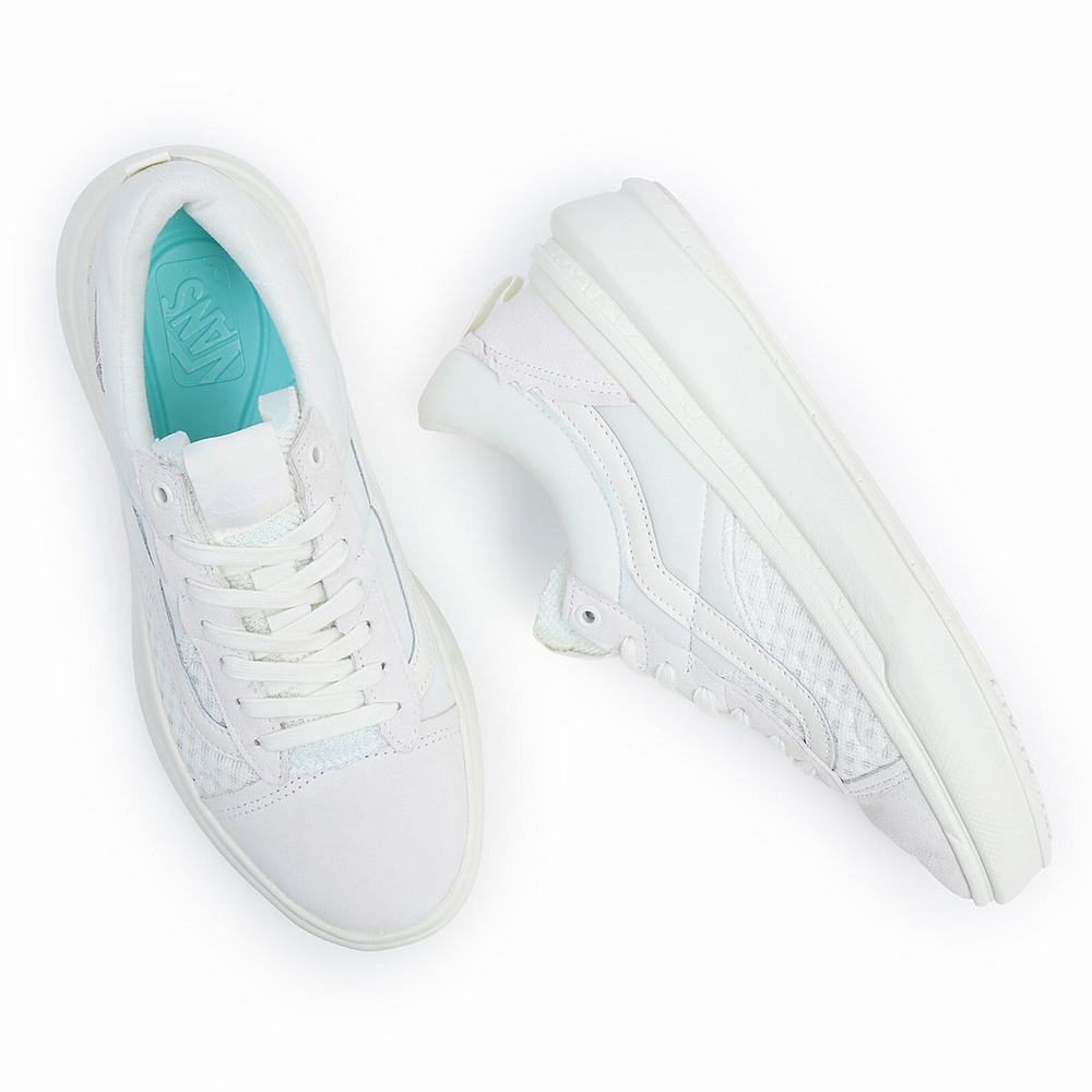 Tenis Vans Old Skool Overt Plus CC Hombre Blancas | PLR745369