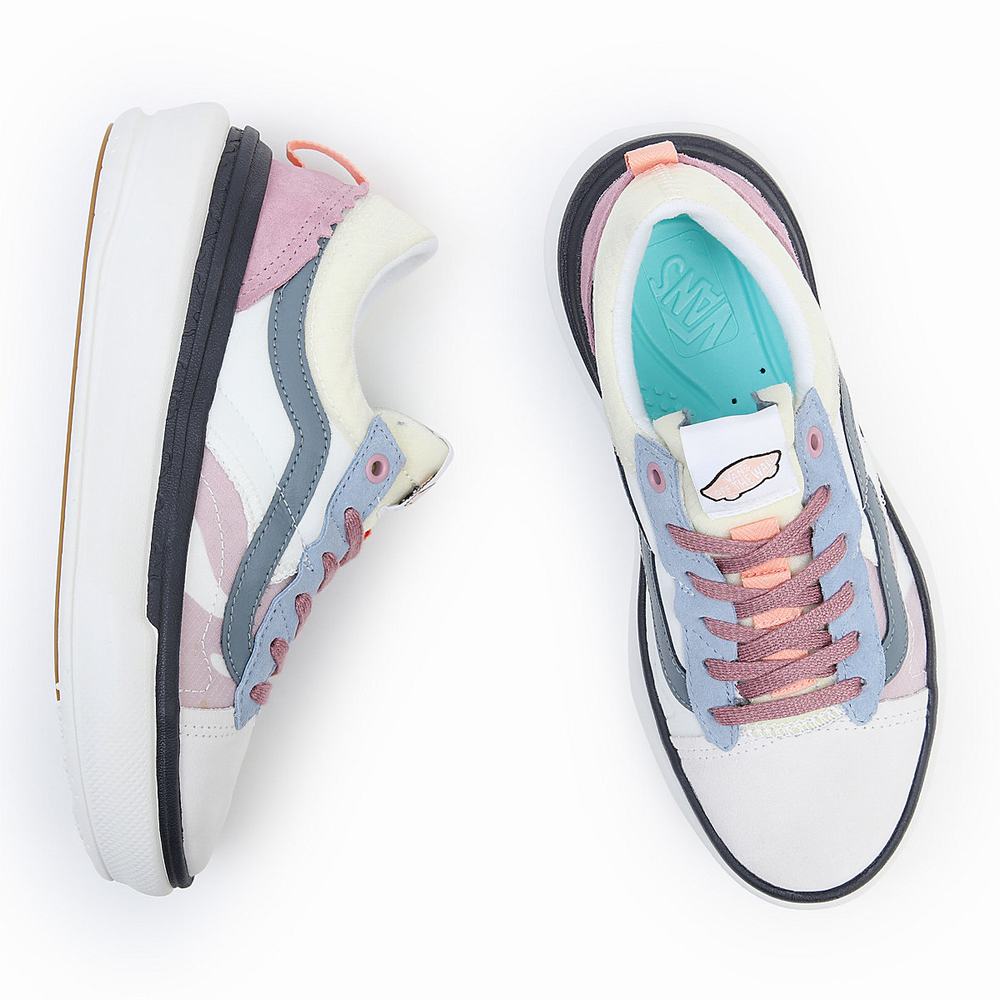 Tenis Vans Old Skool Overt Plus CC Mujer Blancas | PZE365482