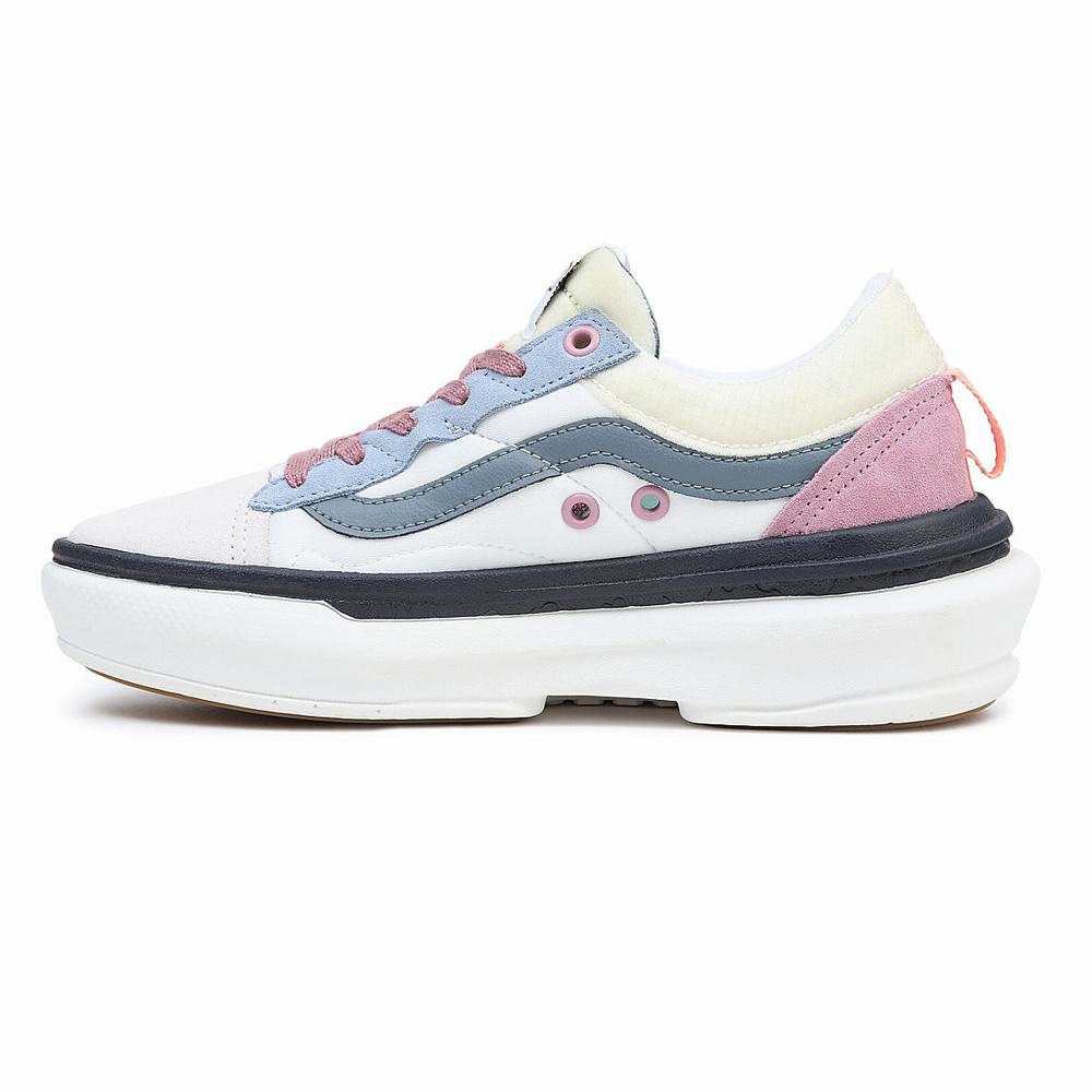 Tenis Vans Old Skool Overt Plus CC Mujer Blancas | PZE365482