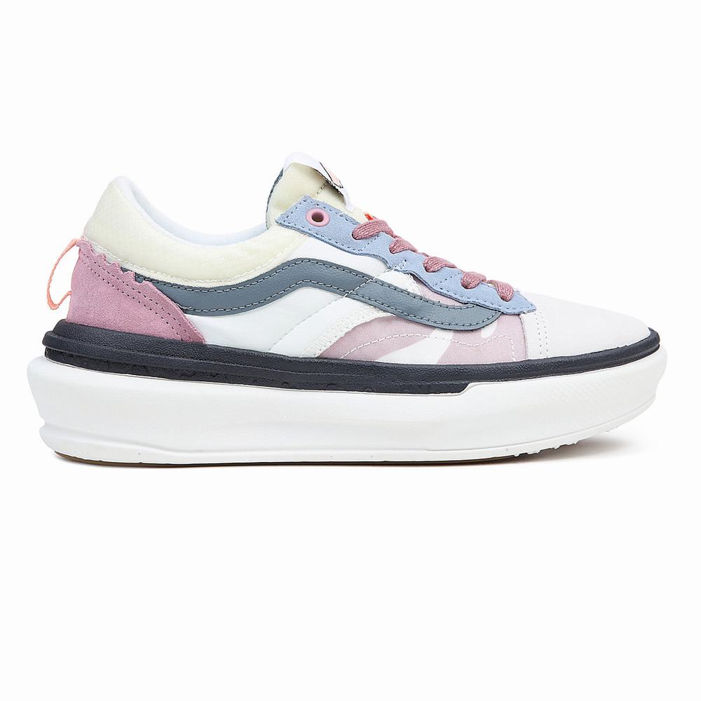 Tenis Vans Old Skool Overt Plus CC Mujer Blancas | PZE365482