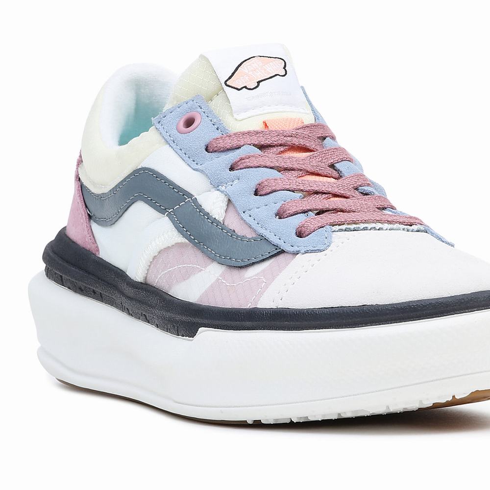 Tenis Vans Old Skool Overt Plus CC Mujer Blancas | PZE365482