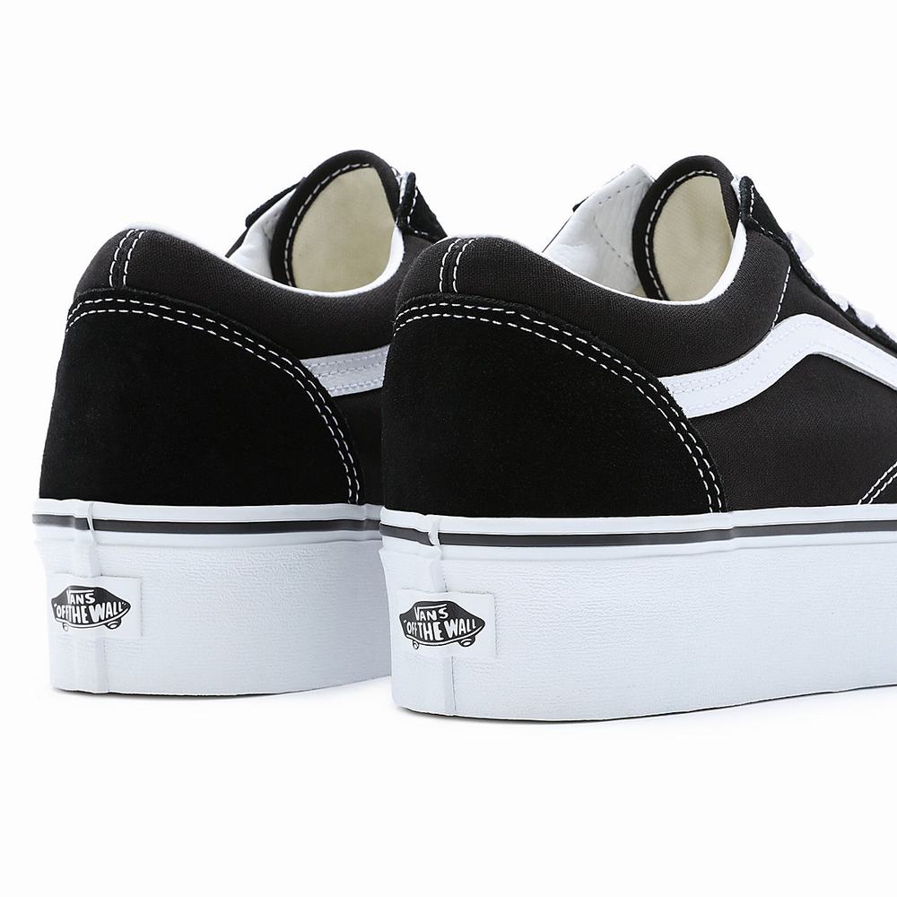 Tenis Vans Old Skool Stackform Hombre Negras | HOM872691