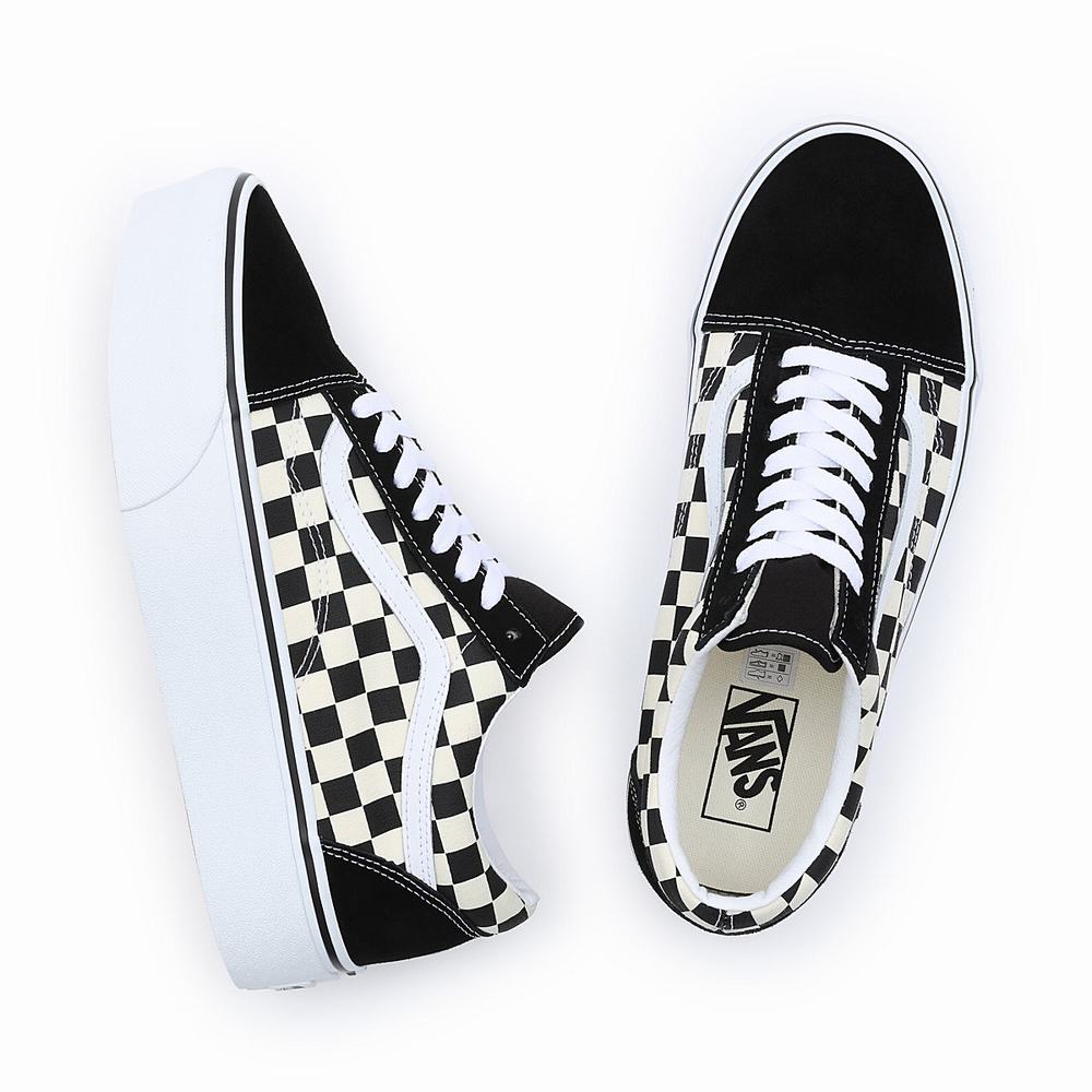 Tenis Vans Old Skool Stackform Hombre Negras/Blancas | MPR182479