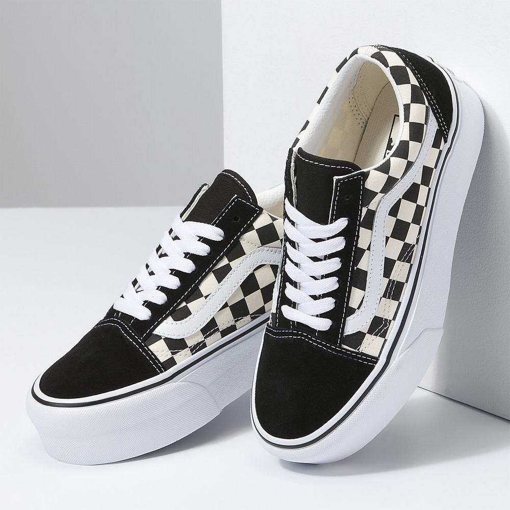 Tenis Vans Old Skool Stackform Hombre Negras/Blancas | MPR182479