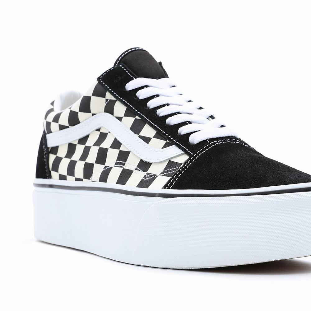 Tenis Vans Old Skool Stackform Hombre Negras/Blancas | MPR182479