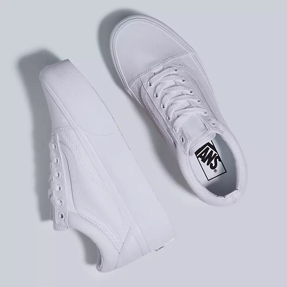 Tenis Vans Old Skool Stackform Mujer Blancas | IEC092138