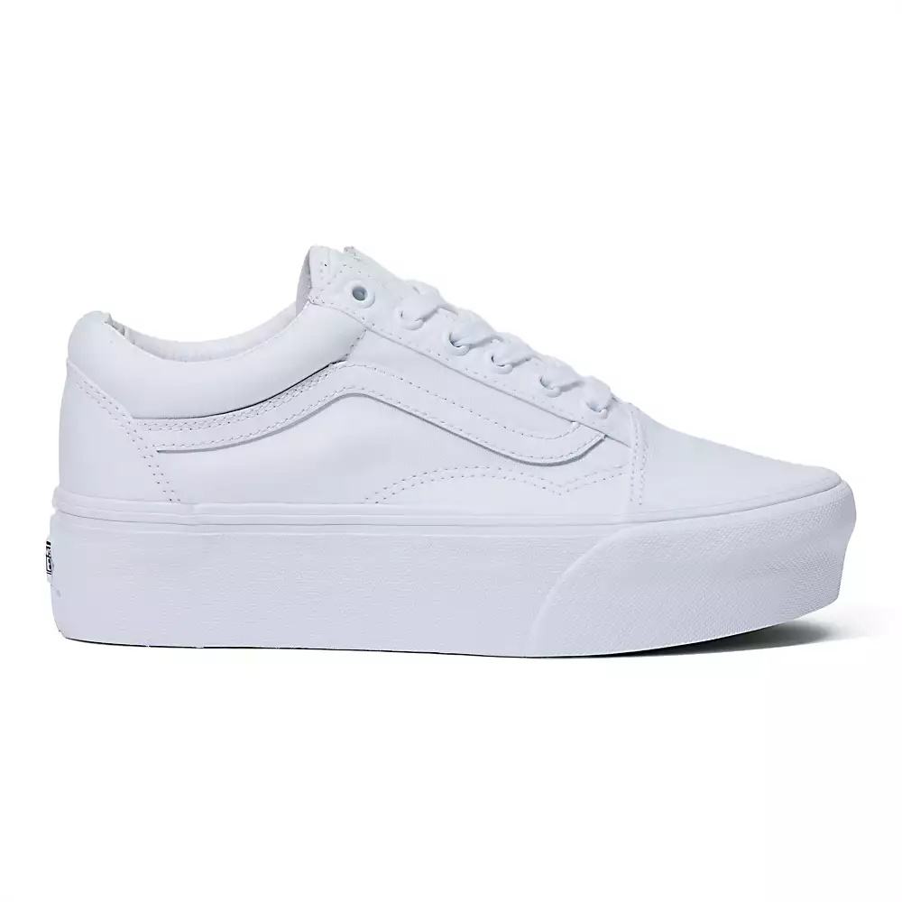 Tenis Vans Old Skool Stackform Mujer Blancas | IEC092138