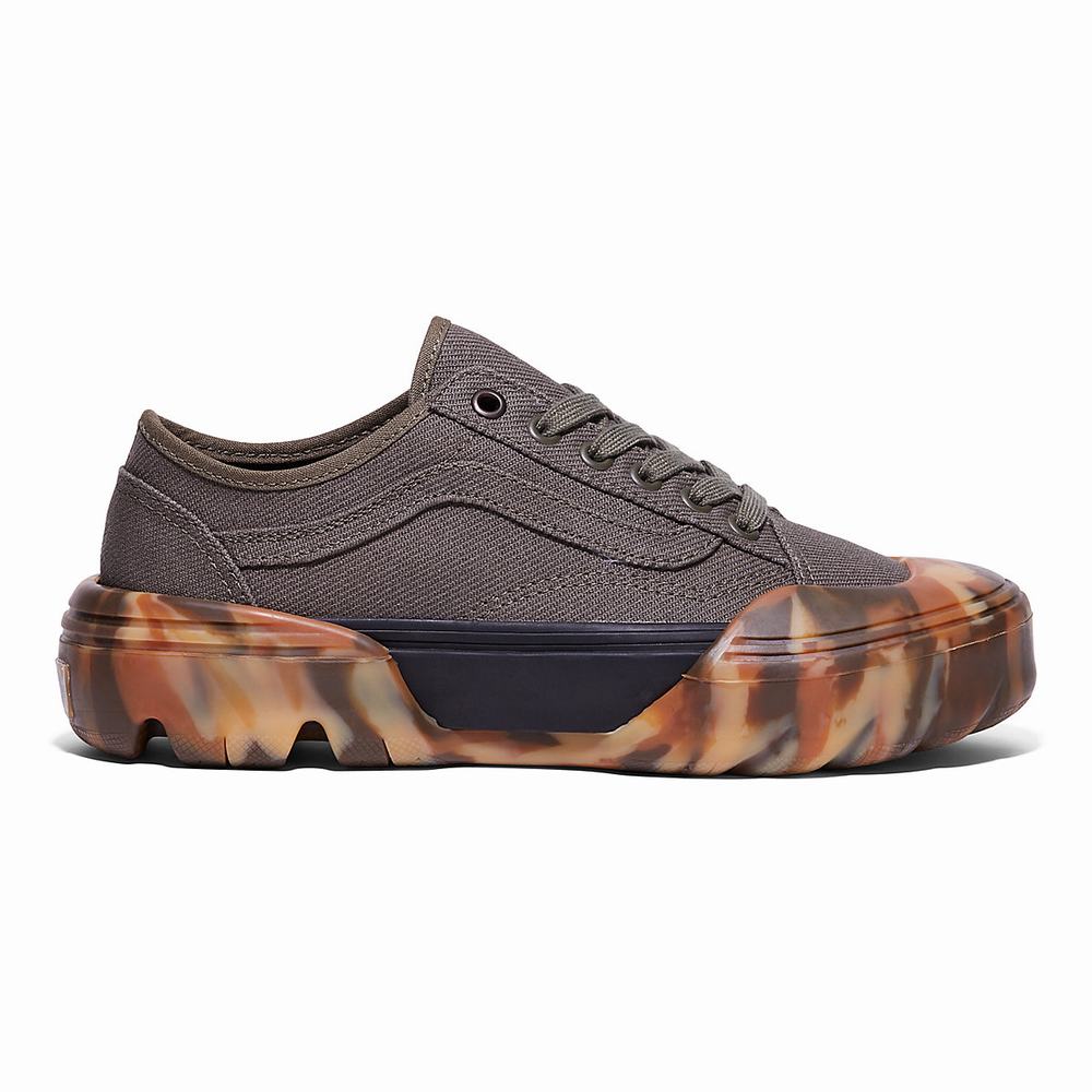 Tenis Vans Old Skool Tapered Modular Mujer Gris | JEL810967