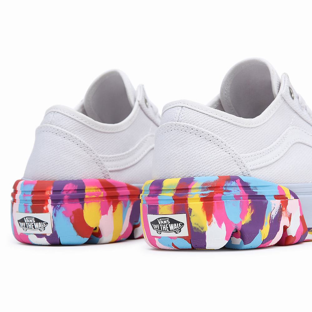 Tenis Vans Old Skool Tapered Modular Mujer Multicolor/Blancas | RWT421670