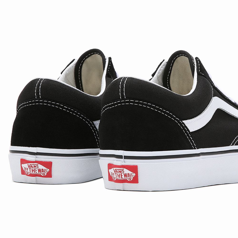 Tenis Vans Old Skool Wide Fit Hombre Negras | ZHU426397