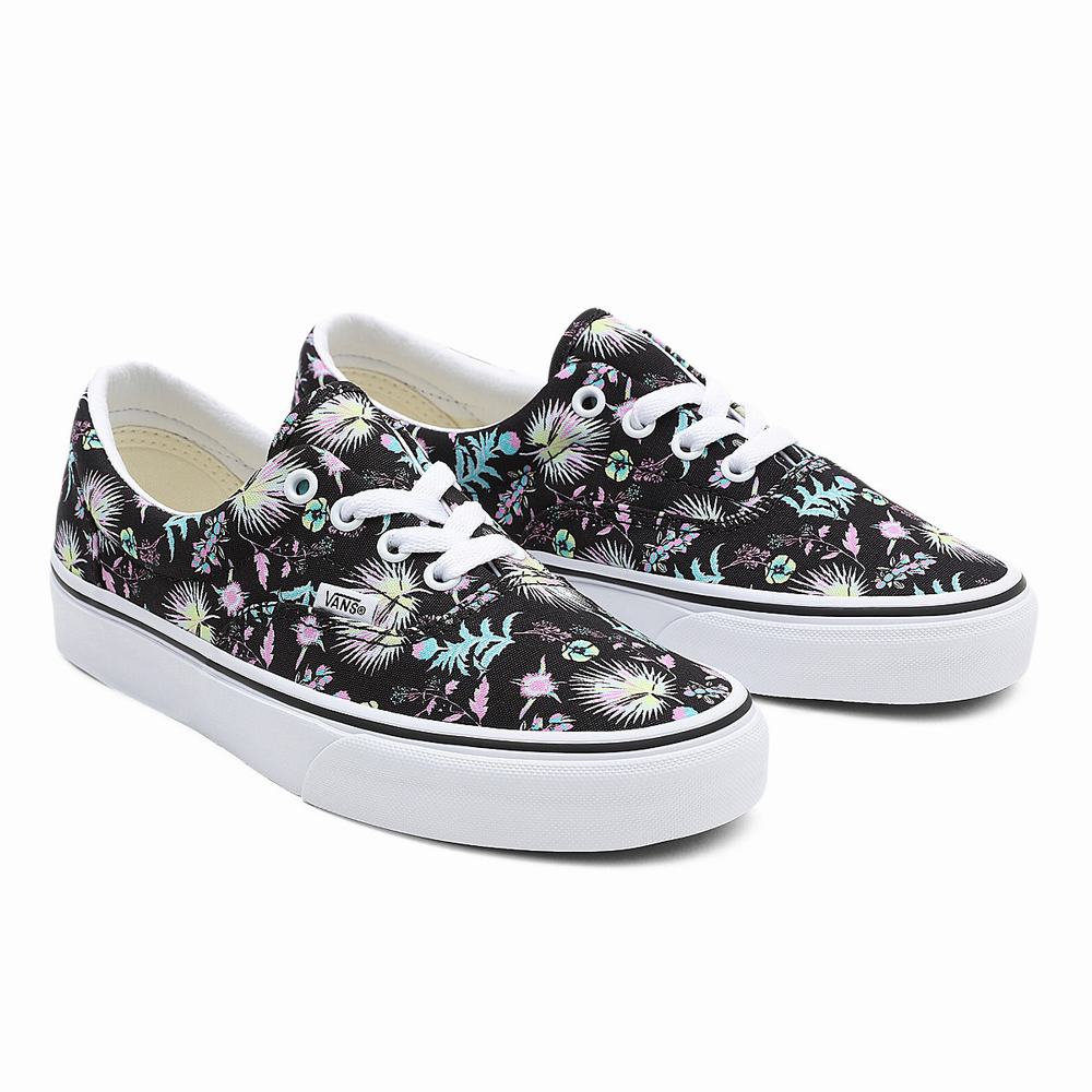 Tenis Vans Paradise Floral Era Mujer Negras | TBR239670