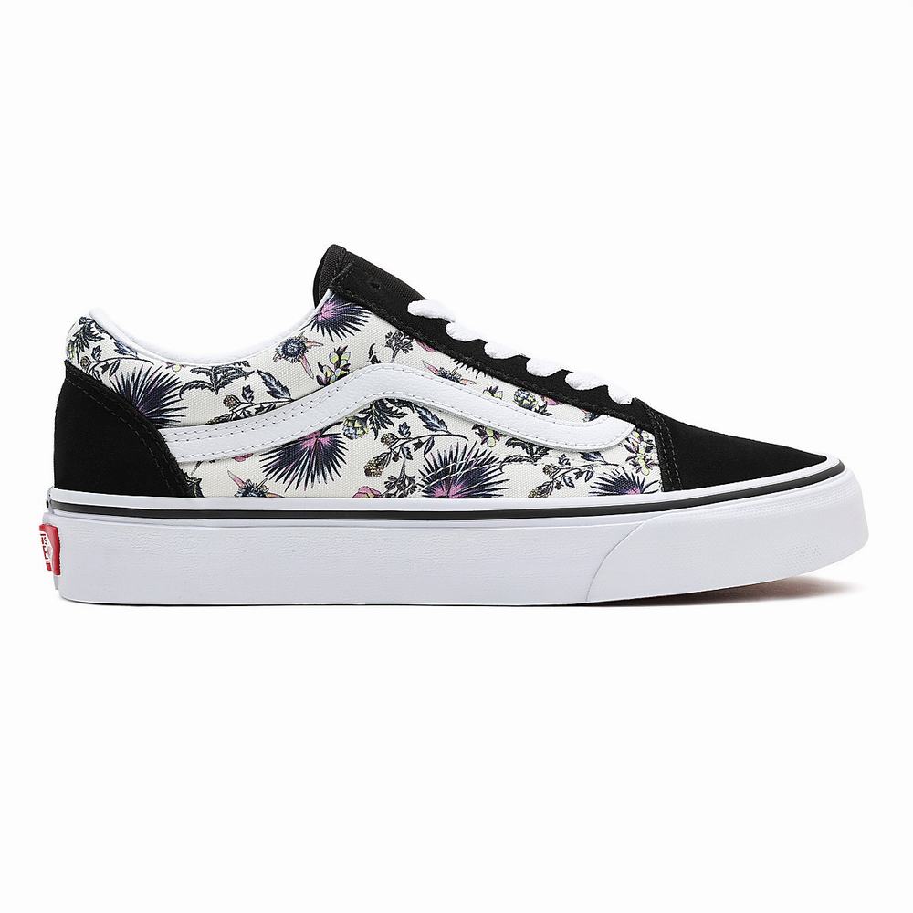 Tenis Vans Paradise Floral Old Skool Hombre Negras | TCE634019