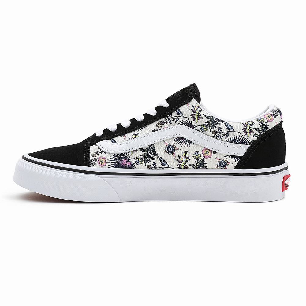 Tenis Vans Paradise Floral Old Skool Hombre Negras | TCE634019