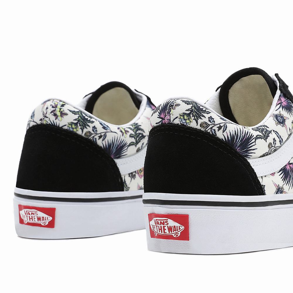 Tenis Vans Paradise Floral Old Skool Hombre Negras | TCE634019