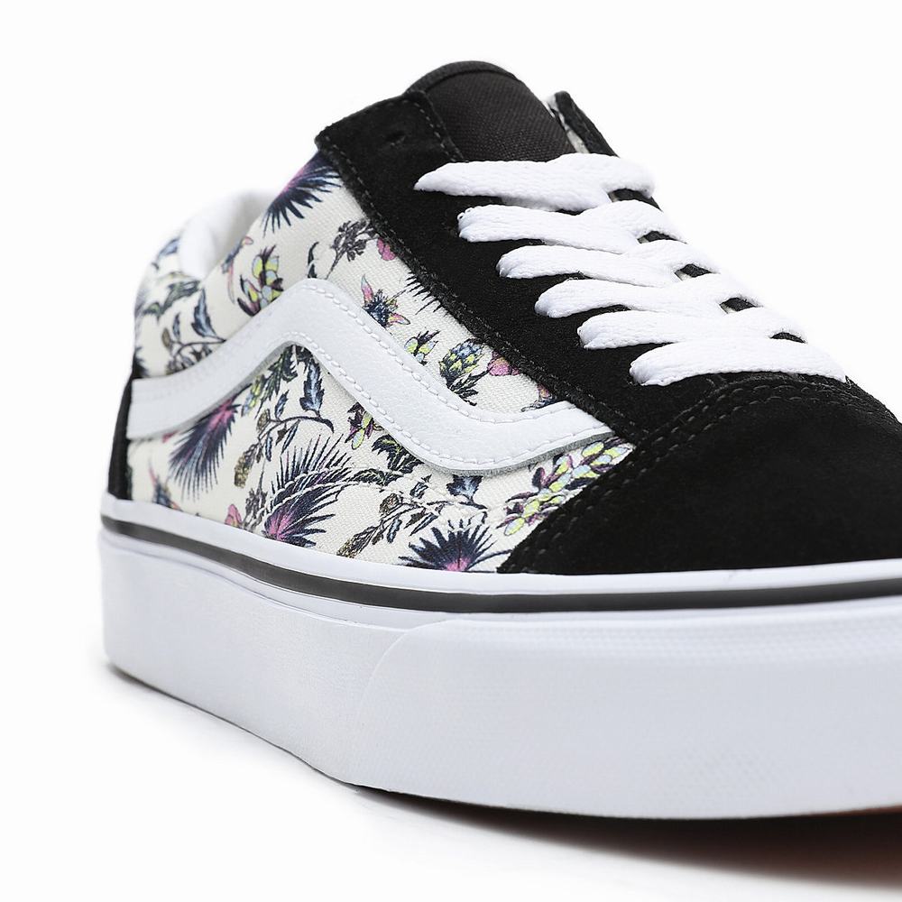 Tenis Vans Paradise Floral Old Skool Hombre Negras | TCE634019