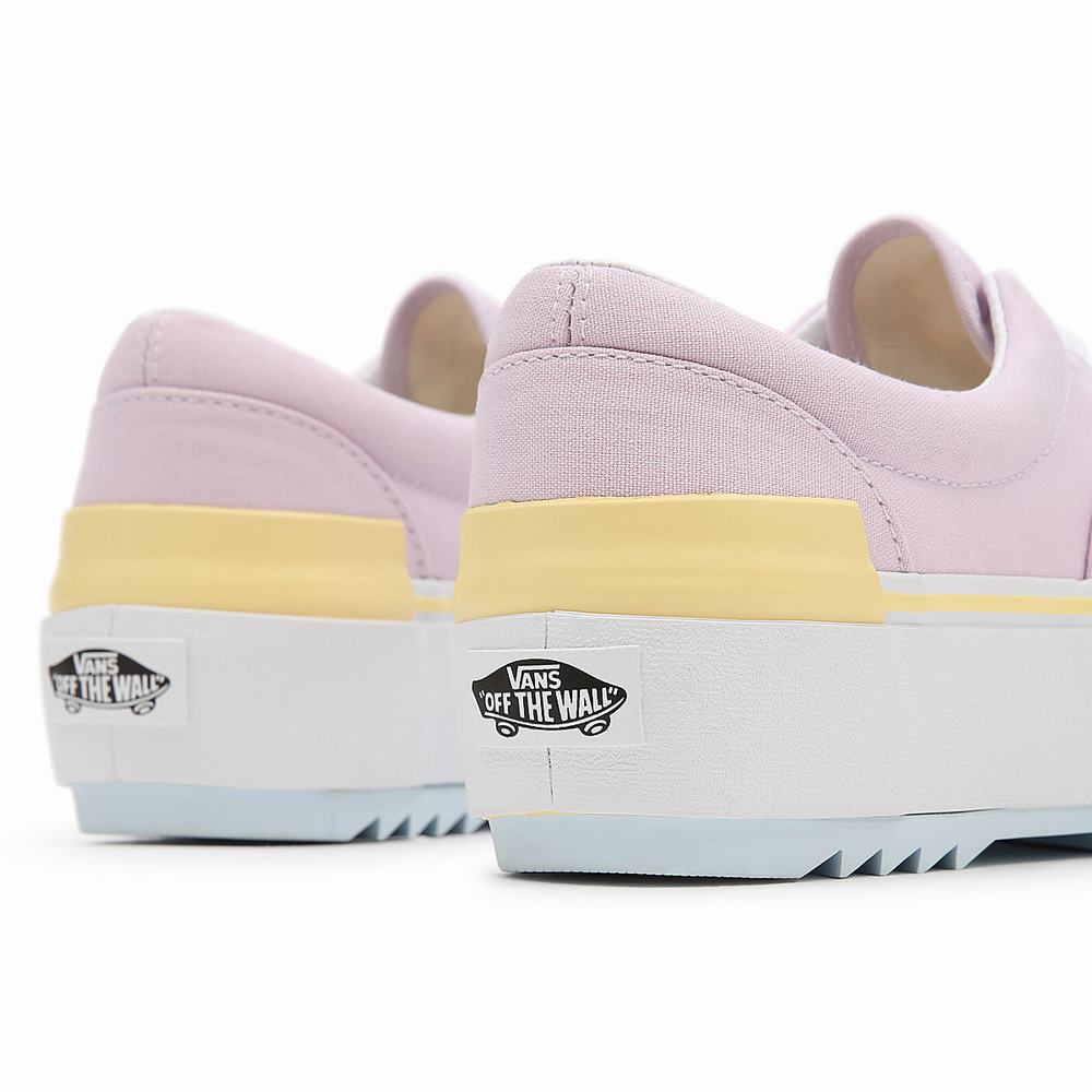 Tenis Vans Pastel Era Stacked Mujer Multicolor/Rosas | WDU597603