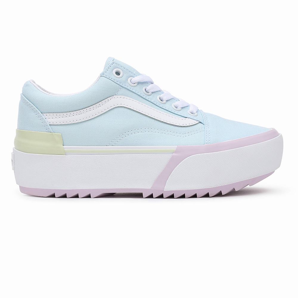 Tenis Vans Pastel Old Skool Stacked Mujer Multicolor/Rosas | BGC057283