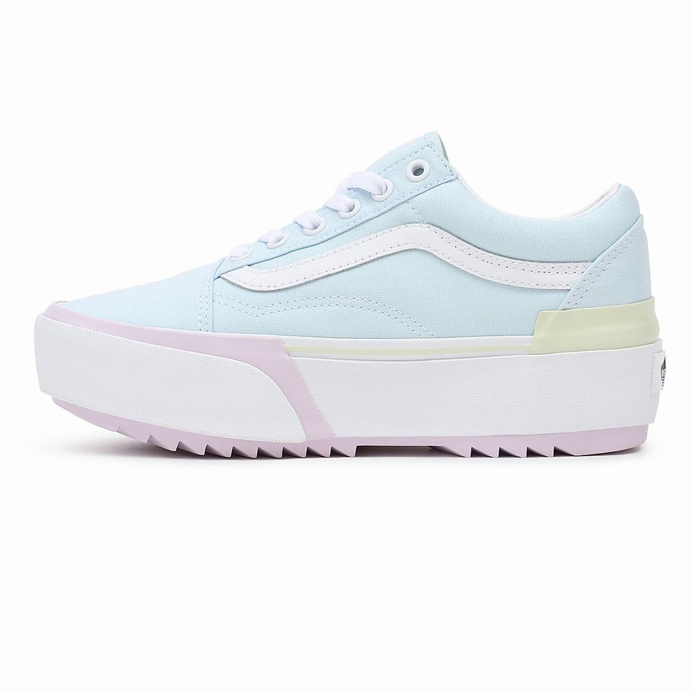 Tenis Vans Pastel Old Skool Stacked Mujer Multicolor/Rosas | BGC057283