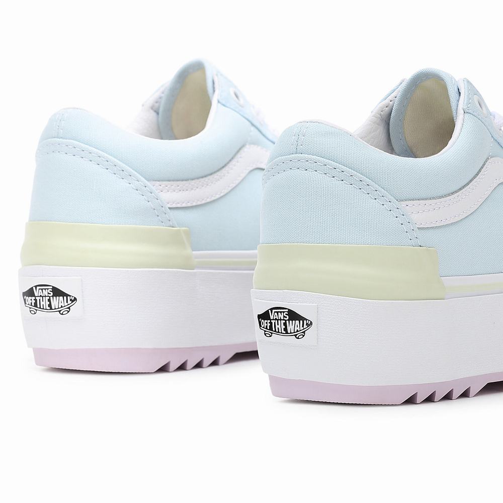 Tenis Vans Pastel Old Skool Stacked Mujer Multicolor/Rosas | BGC057283