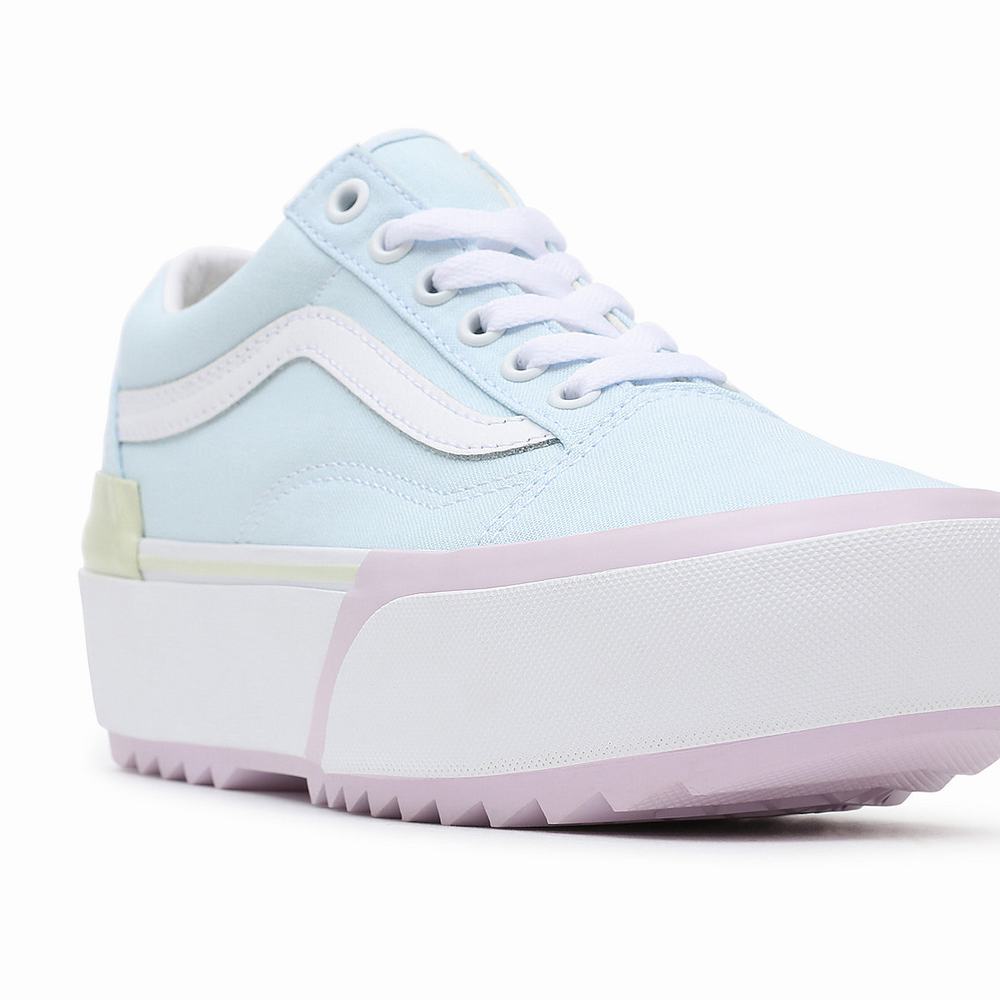 Tenis Vans Pastel Old Skool Stacked Mujer Multicolor/Rosas | BGC057283